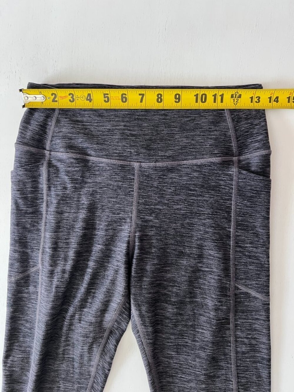 Victoria's Secret Essential High-Rise Pocket Leggings Charcoal Gray - Size 10 - Picture 6 of 7